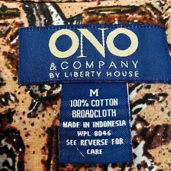 Ono & Company Mens 90s Vintage Hawaiian (2 Set) Shirt Size Medium Pink SP EXC - Picture 4 of 12